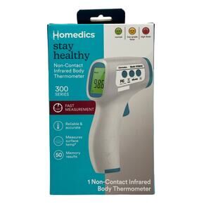 Homedics Stay Healthy Non-Contact Infrared Body Thermometer ( New Open Box)